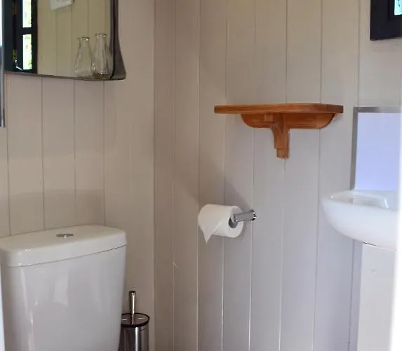 Horská chata Large Luxury Shepherds Hut With Hot Tub Nr Bath